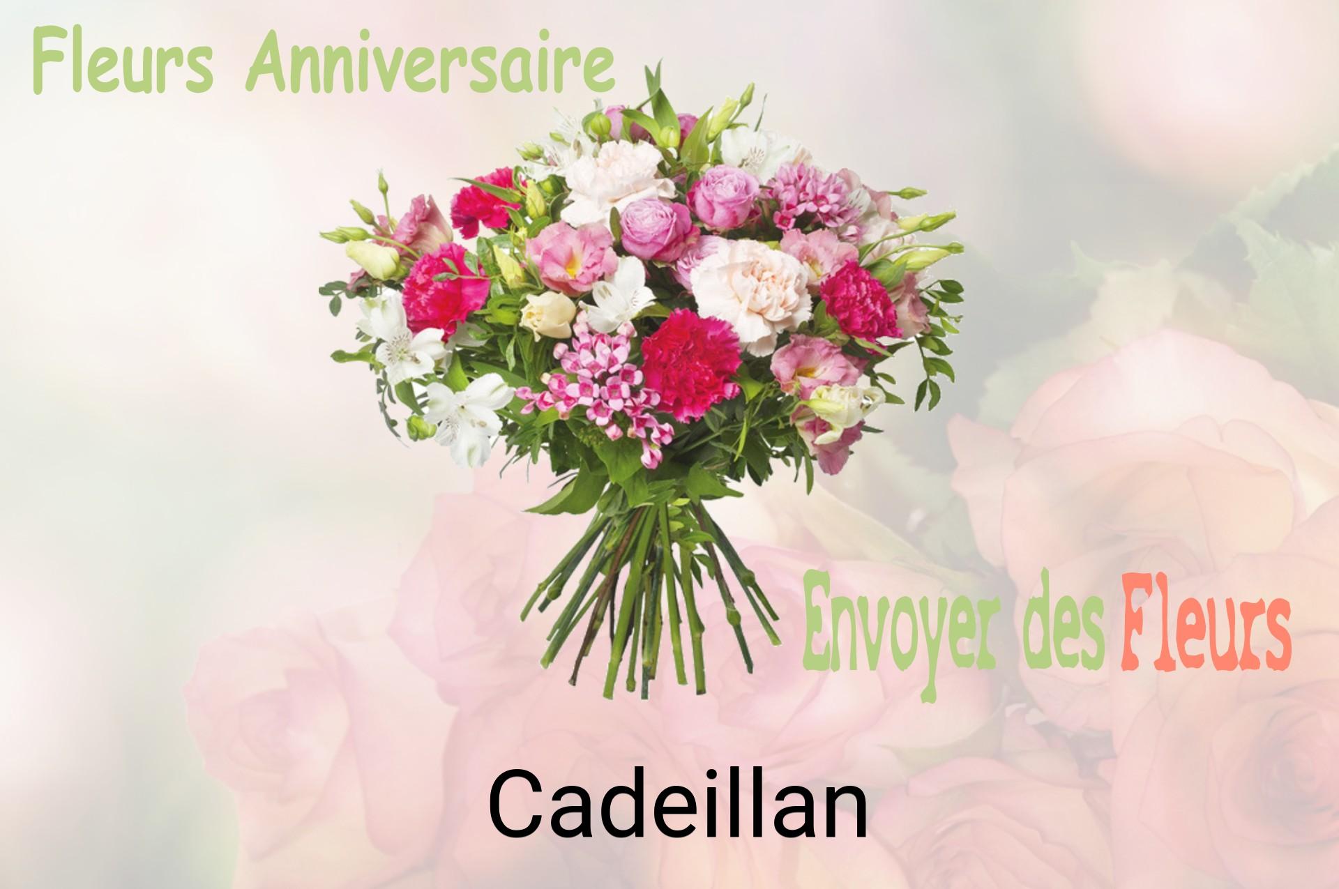Bouquet de fleurs d’anniversaire livré à Cadeillan