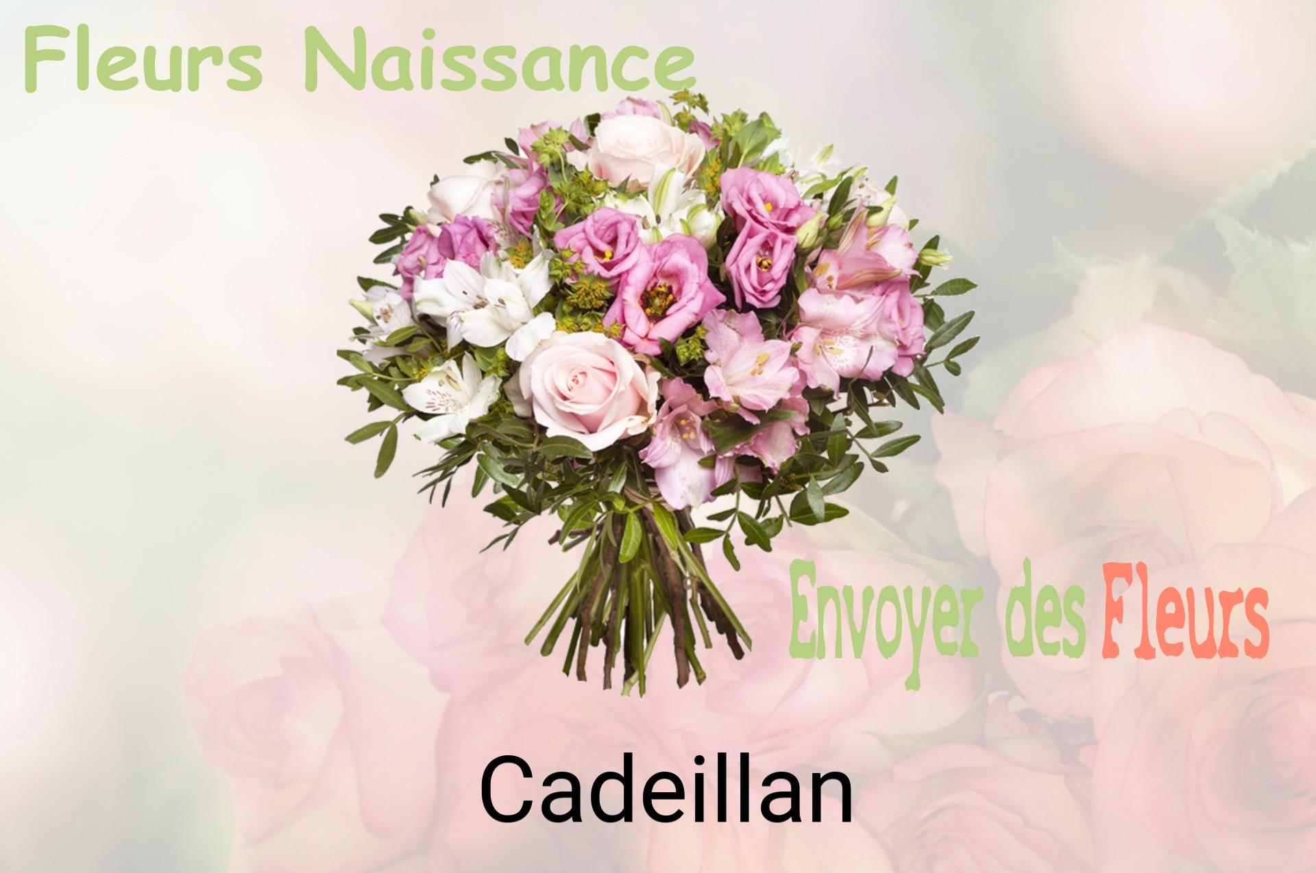Bouquet de fleurs de naissance livré à Cadeillan